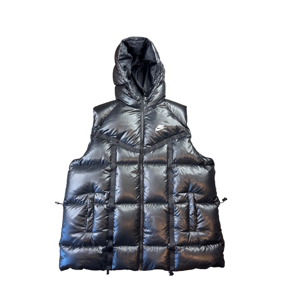Nike Sportswear Women's Therma-Fit Hooded Gilet Down Insulated Vest Medium READ